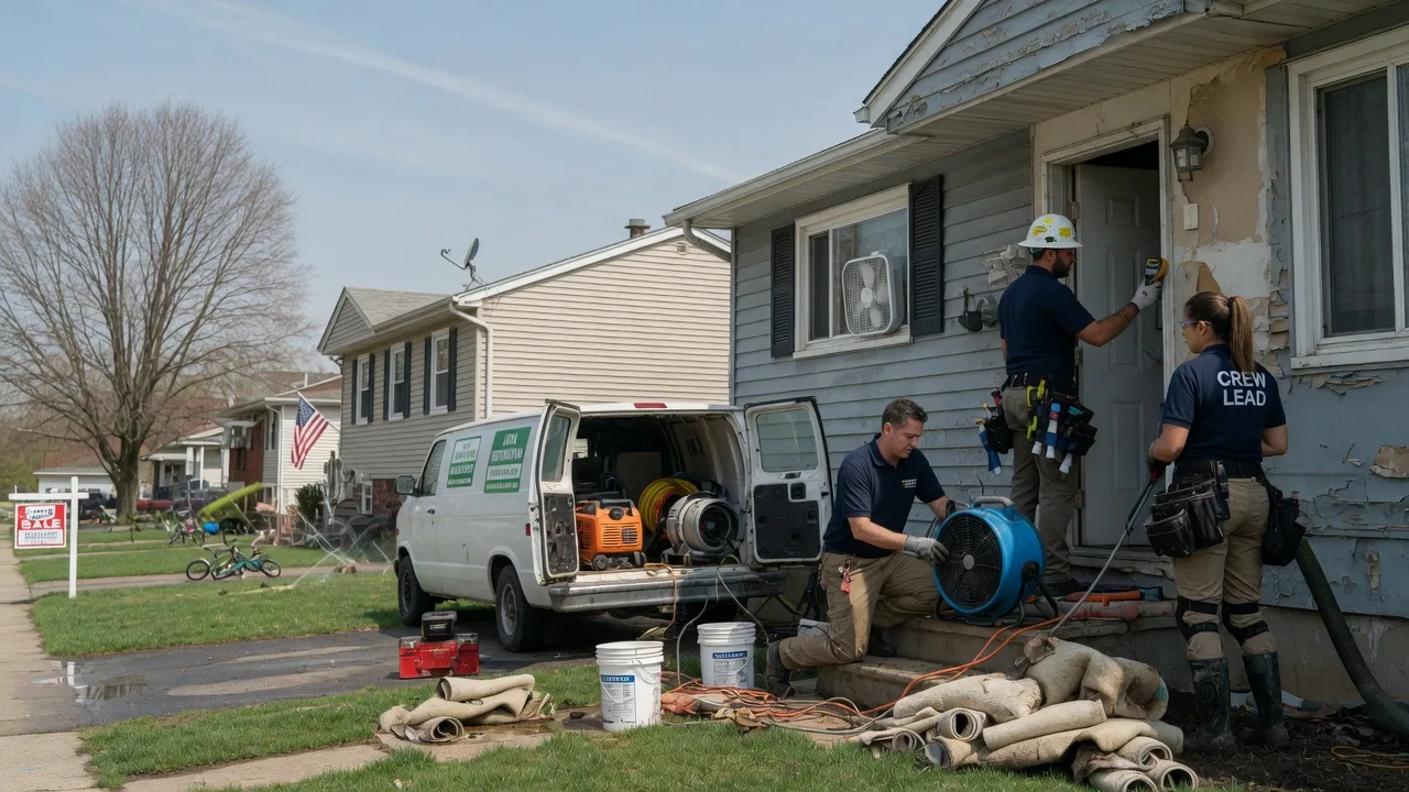 Flood Cleanup in Fredericksburg, IA near me
